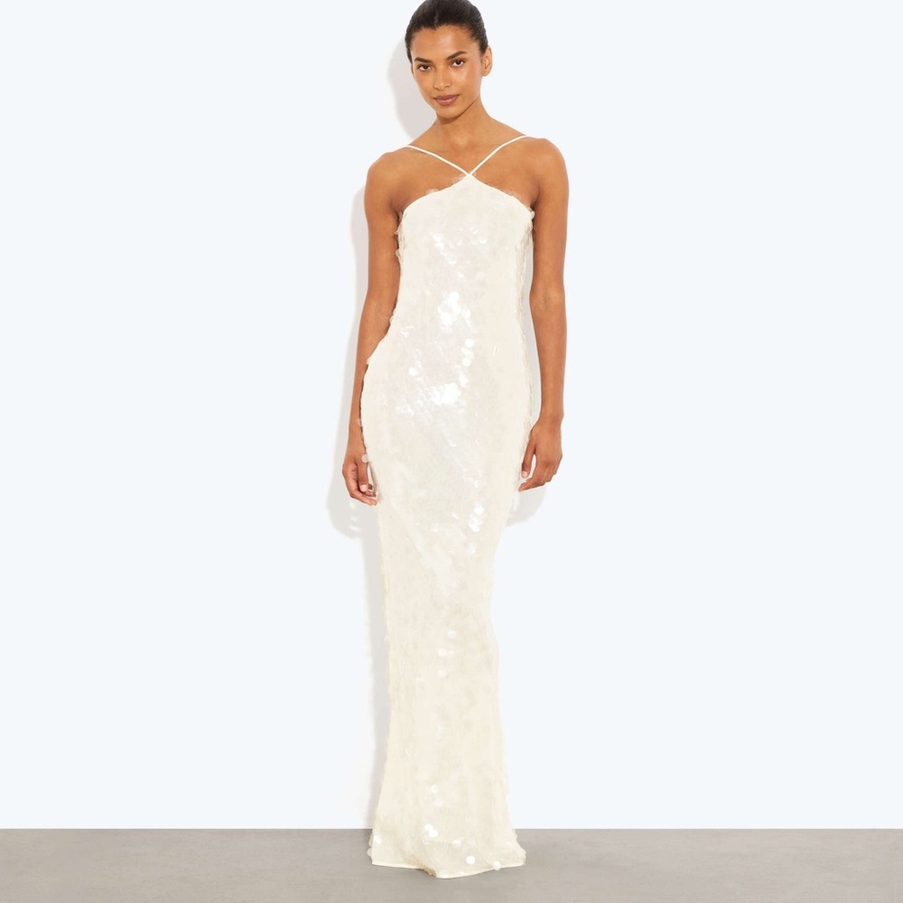 Rat & Boa One Shoulder White Dress - Picture 2 of 5